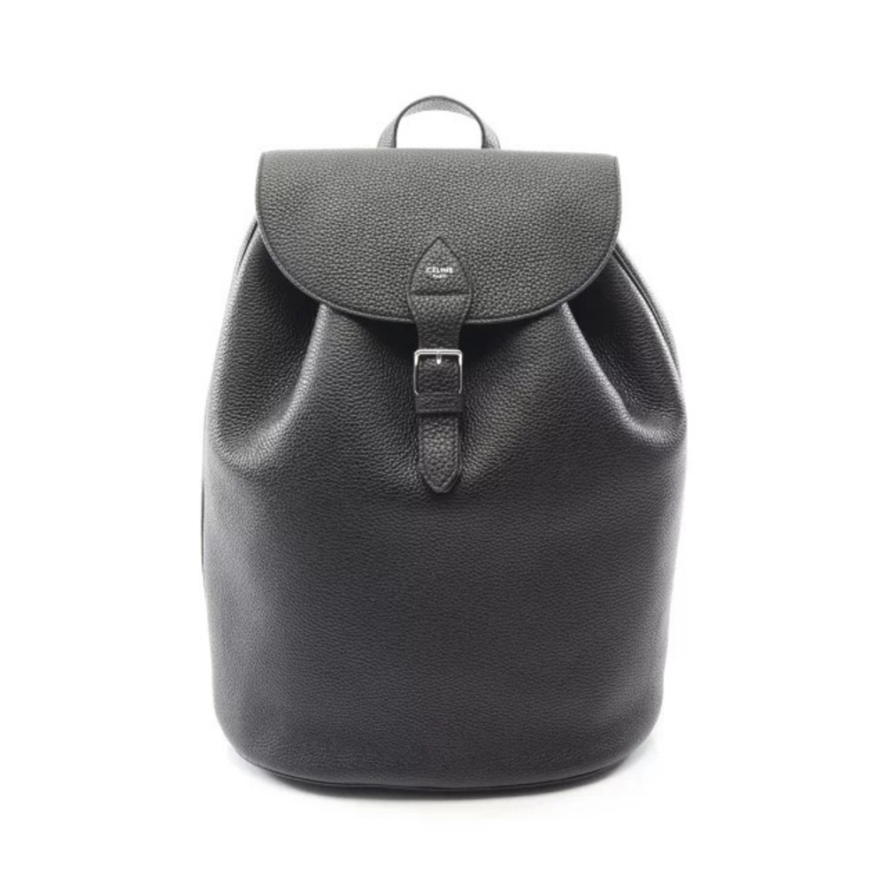 Celine Folco Backpack Leather Black